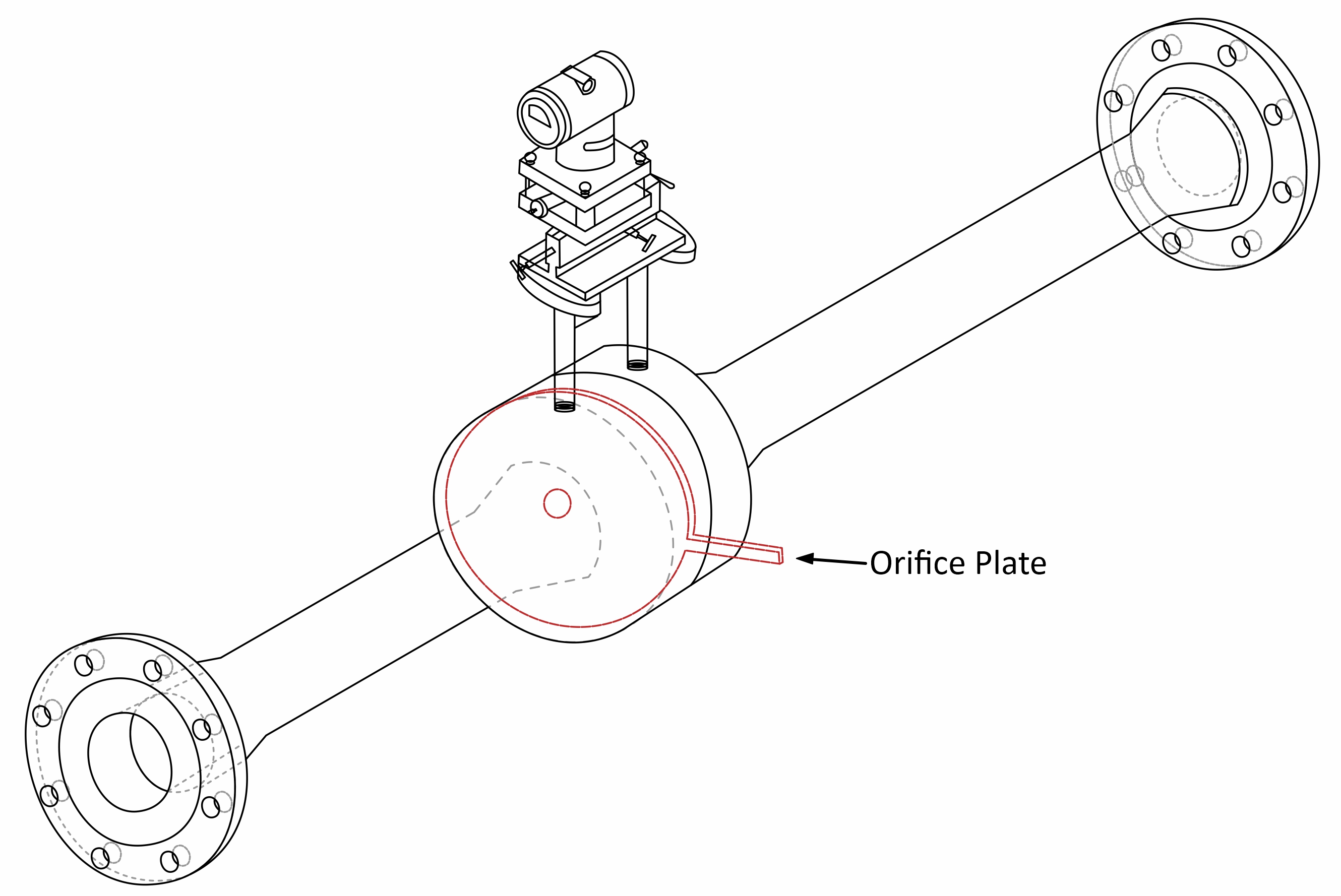 integral orifice plate